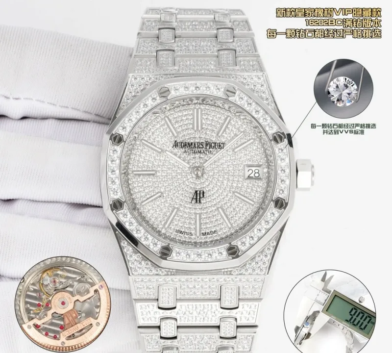 OMF Factory Audemars Piguet 16202BC.ZZ.1241BC.01 1:1 Best Edition Replica Watch